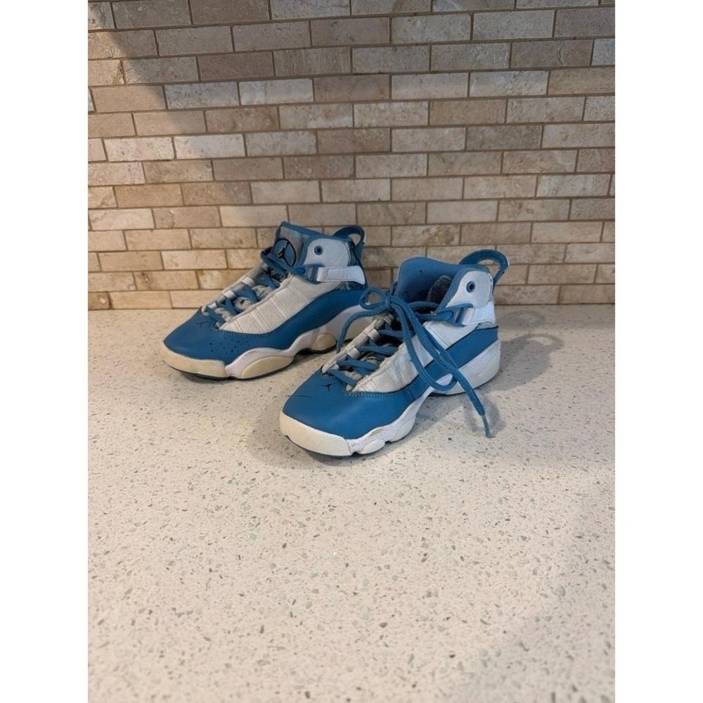 Nike Air Jordan 6 Rings‎ Youth 1.5 White Blue DM8956-100